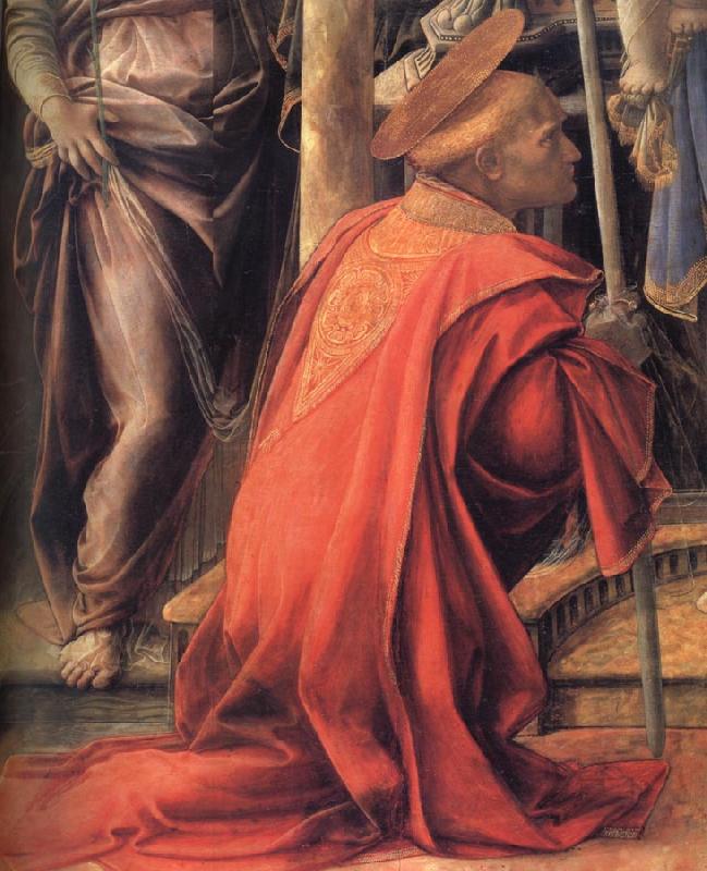 Fra Filippo Lippi Details of Madonna and Child with Angels,St Frediano and St Augustine Germany oil painting art